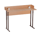 Стол ученический 2-местный для кабинета физики с бортом Стандарт (рост 7) фото